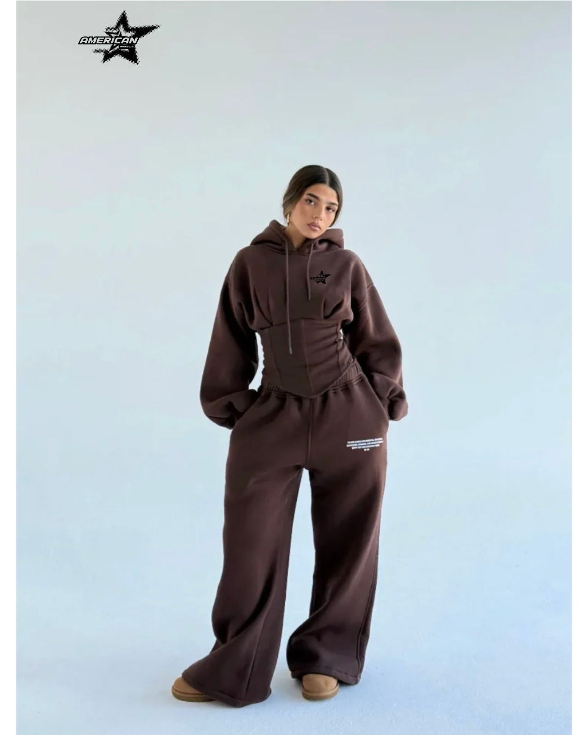 Snatched Oversized Cropped Hoodie - The American Regalia
