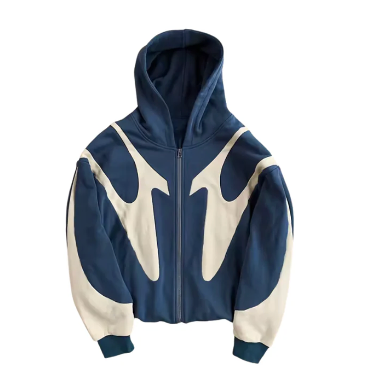 WAVE ZIPUP HOODIE