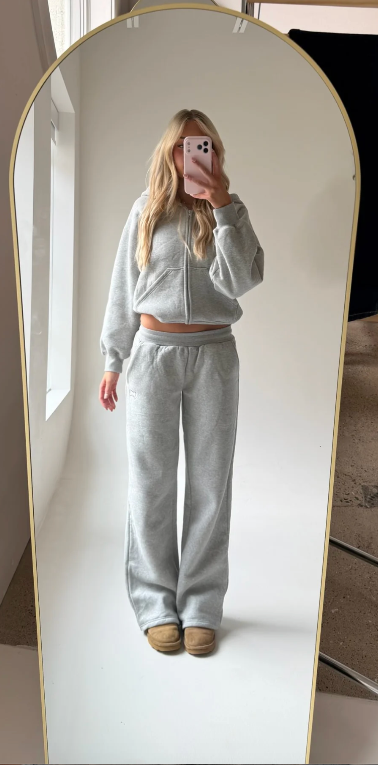 Satin Hoodie Set