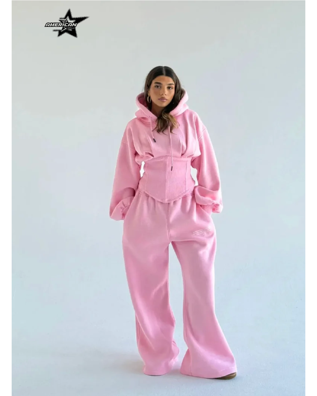 Snatched Oversized Cropped Hoodie - The American Regalia